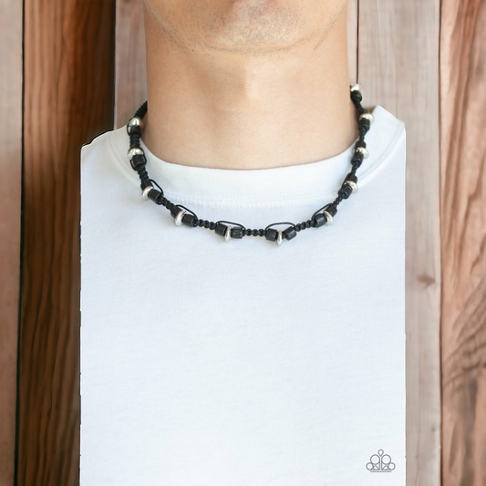 WOOD You Believe It? - Black urban necklace (Jewelry)