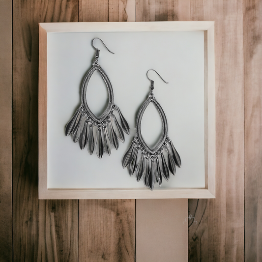My FLAIR Lady - Black earrings (Jewelry)