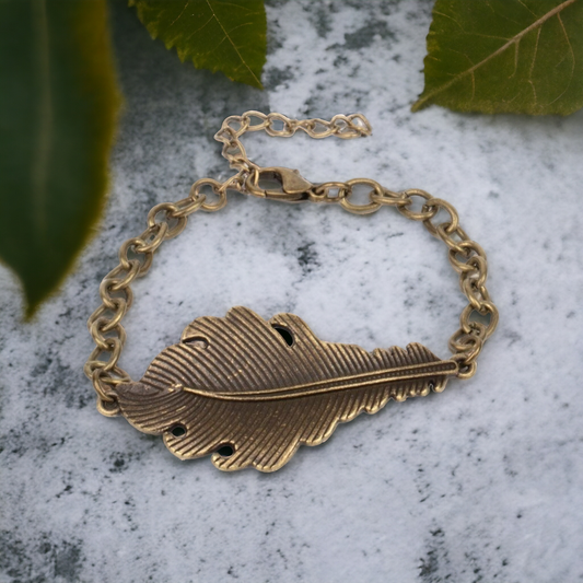 Rustic Roost - Brass bracelet (Jewelry)
