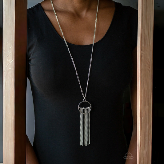 Terra Tassel - Silver necklace (Jewelry)
