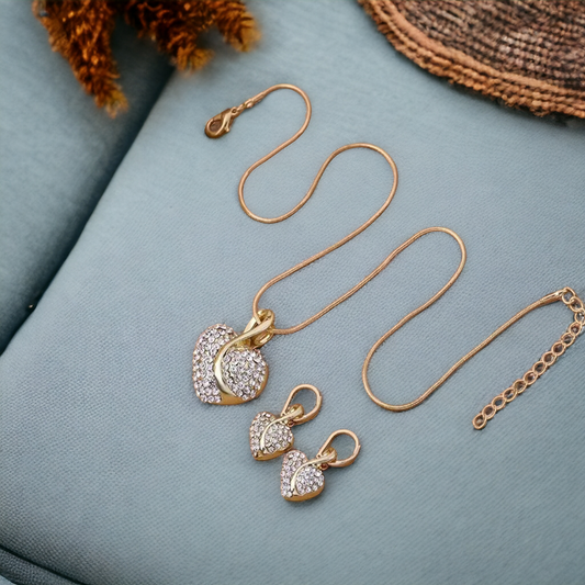 Ribbon in the sky necklace set (necklace set)