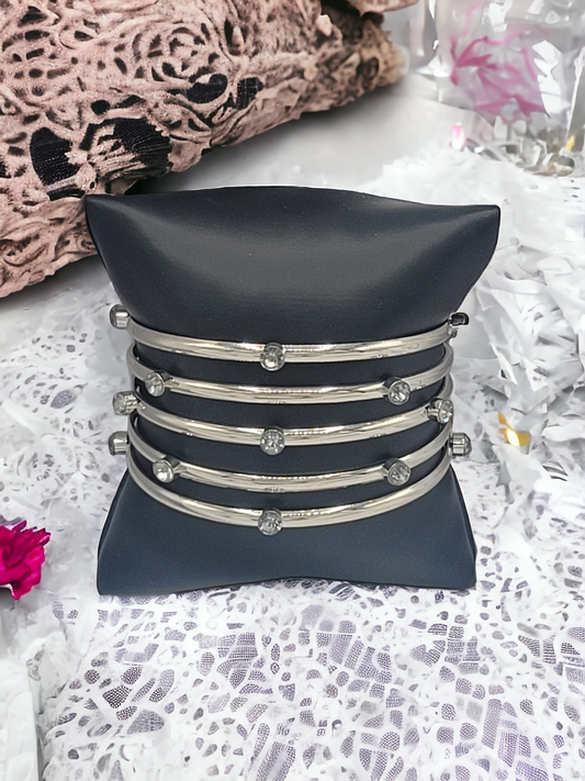 Dazzle open cuff bracelet (bracelet)