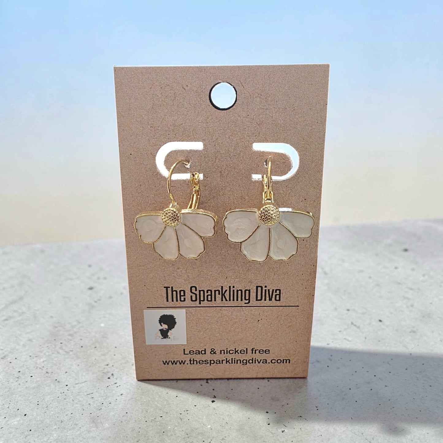 Falling florals earrings