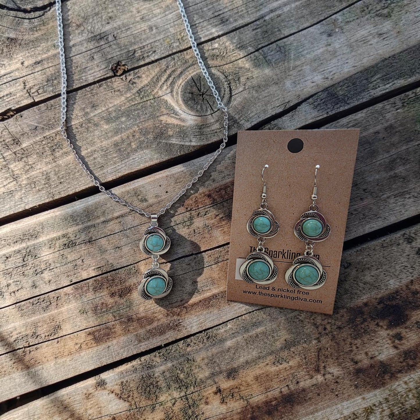 Double down necklace set