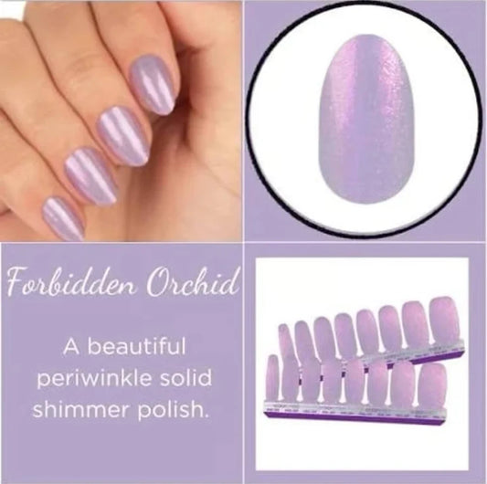 Forbidden Orchid Color Street nail strips
