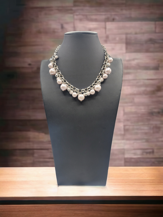Pearl jem necklace (Necklaces)