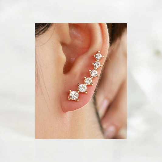 Barred for life ear climber earring (Earrings)
