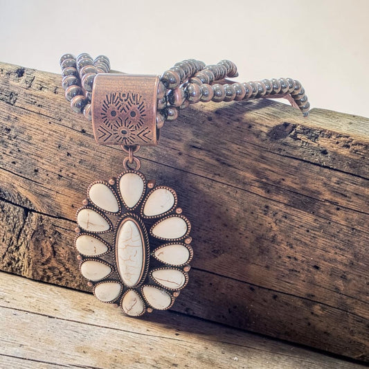 Copper wonder necklace