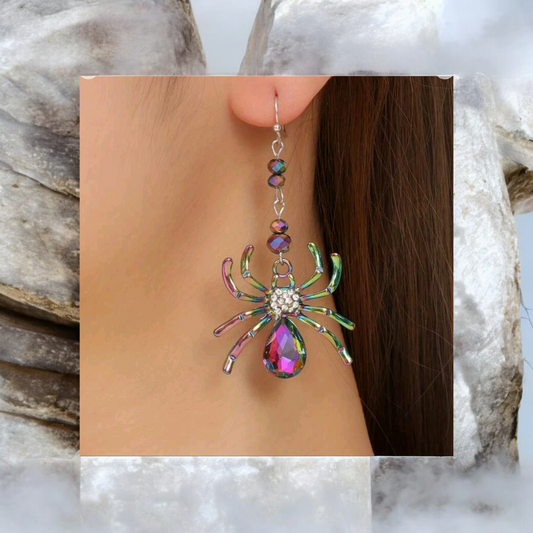 The Itsy bitsy spider earrings
