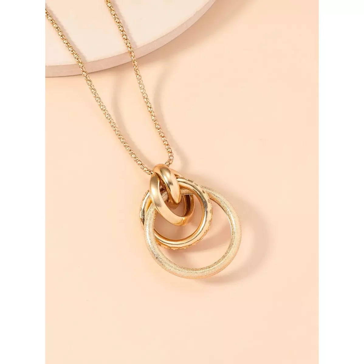 Put a ring on it necklace