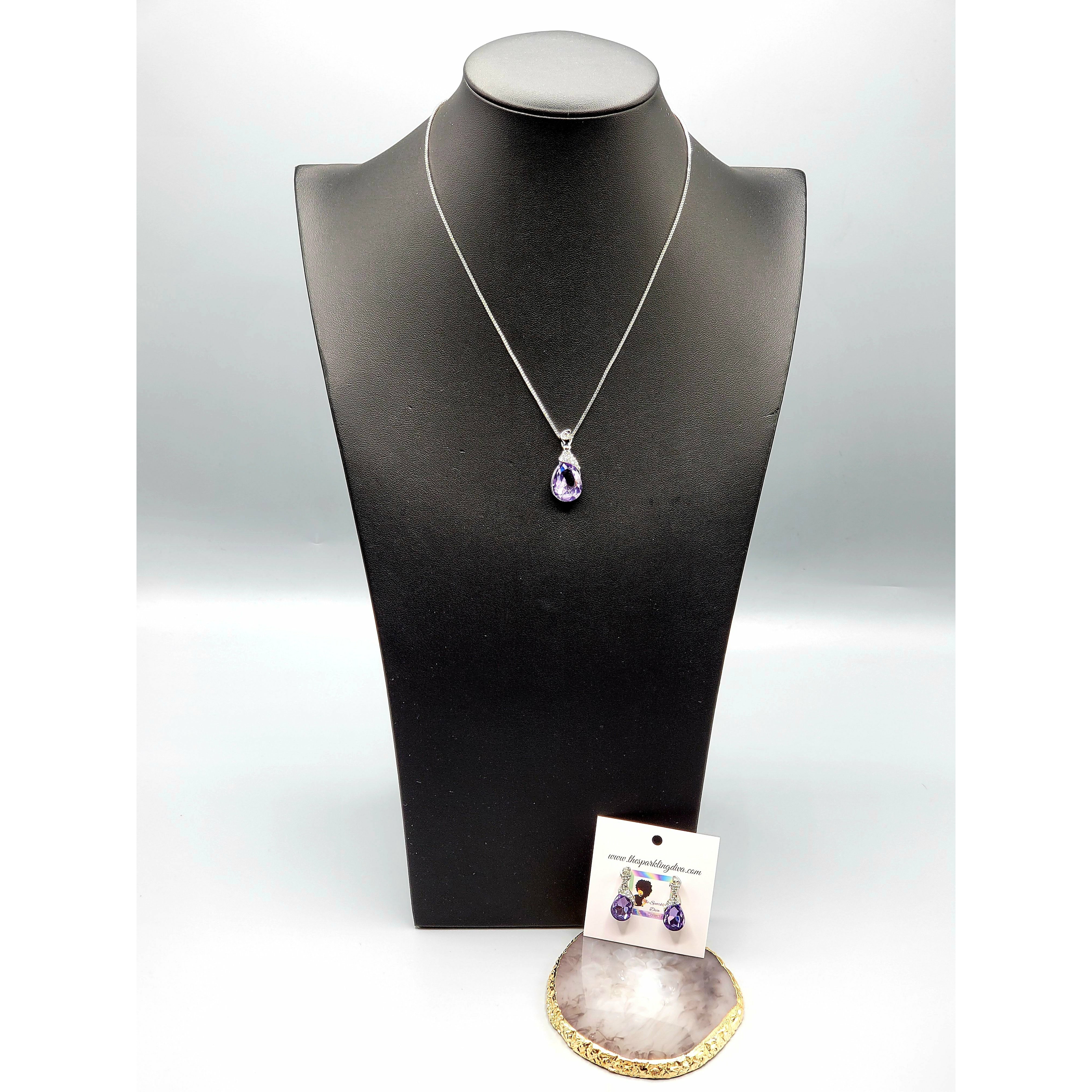 Demi diva purple necklace Clearance