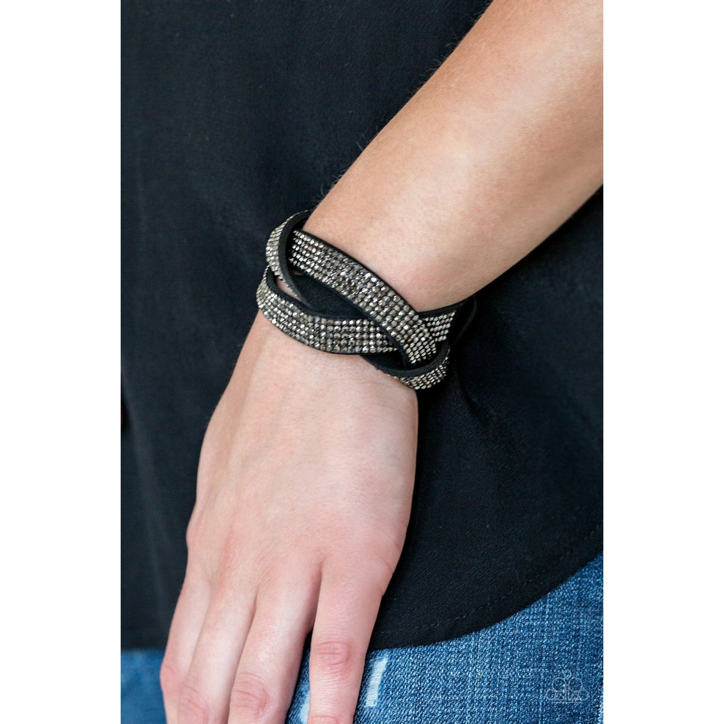 Nice Girls Finish Last - Black Bracelet