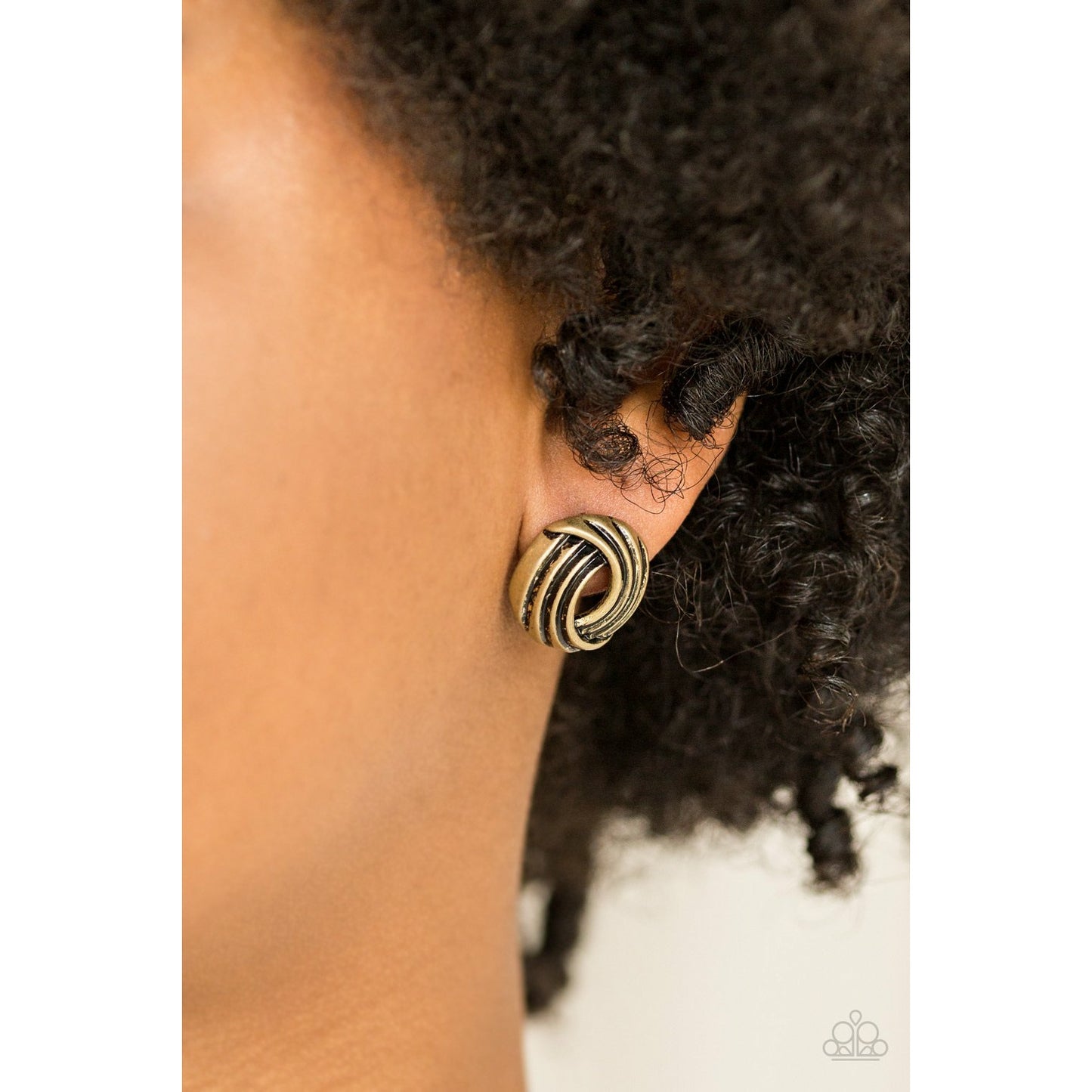 Rare Refinement - Brass earrings