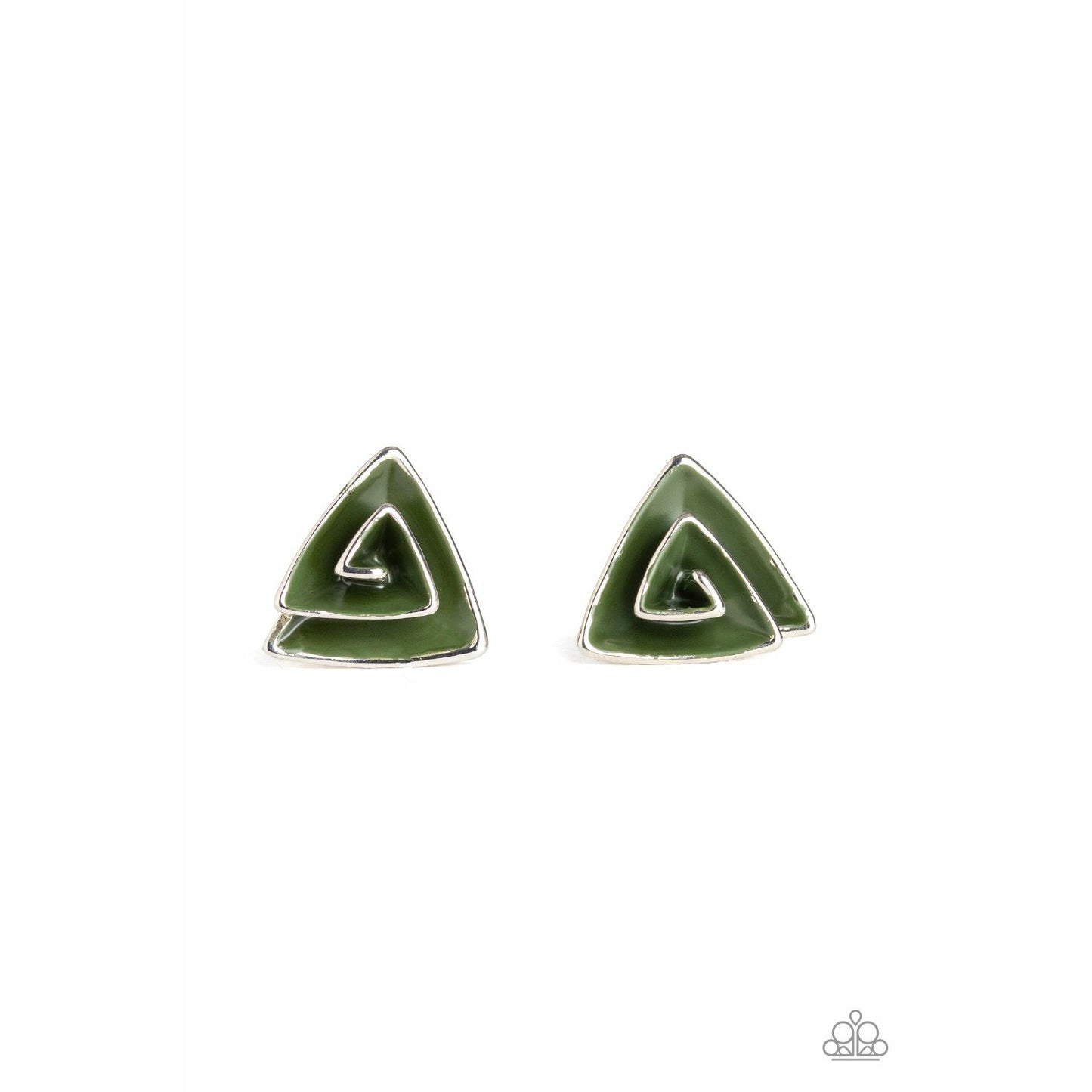 On Blast Green earrings