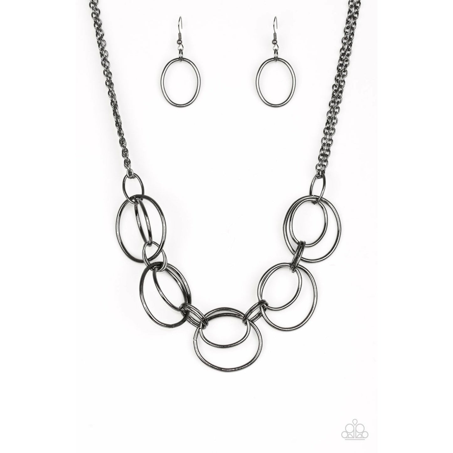 Urban Orbit - Black necklace
