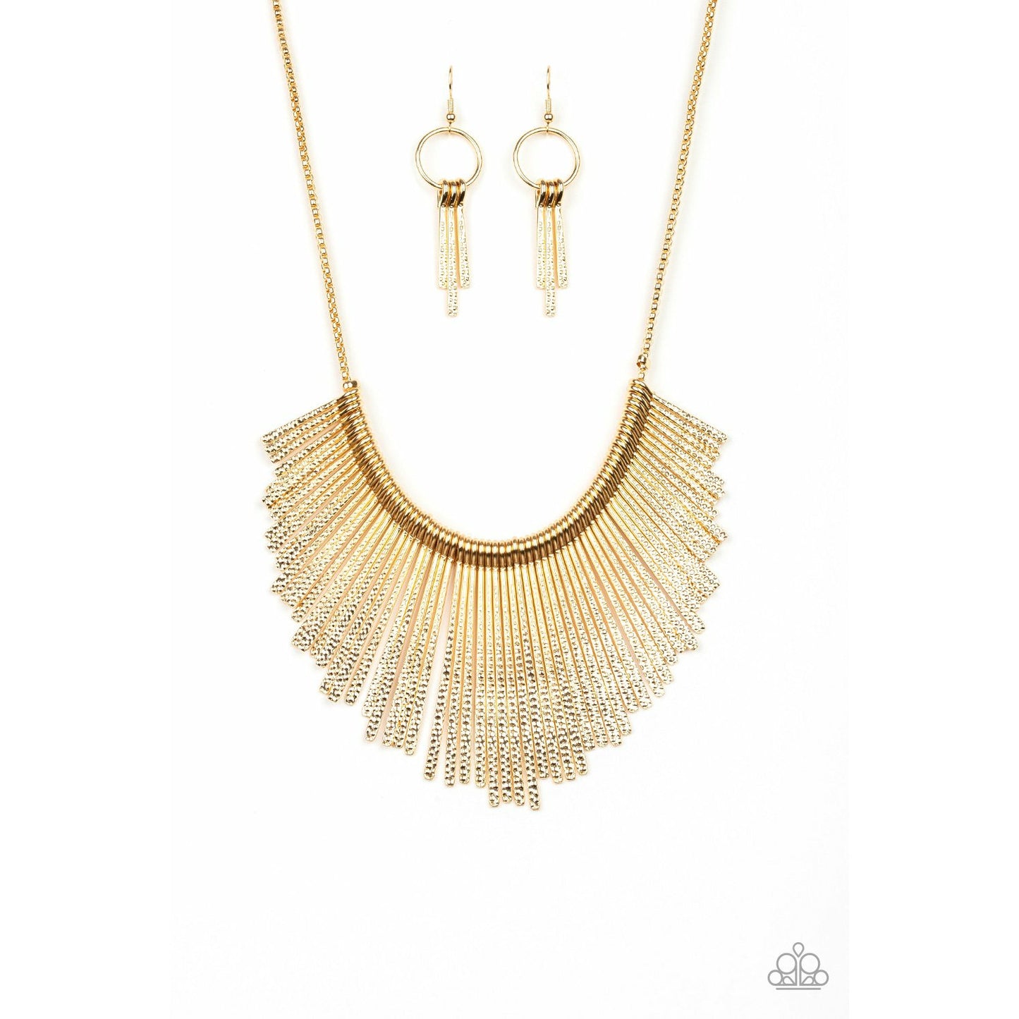 Metallic Mane - Gold necklace