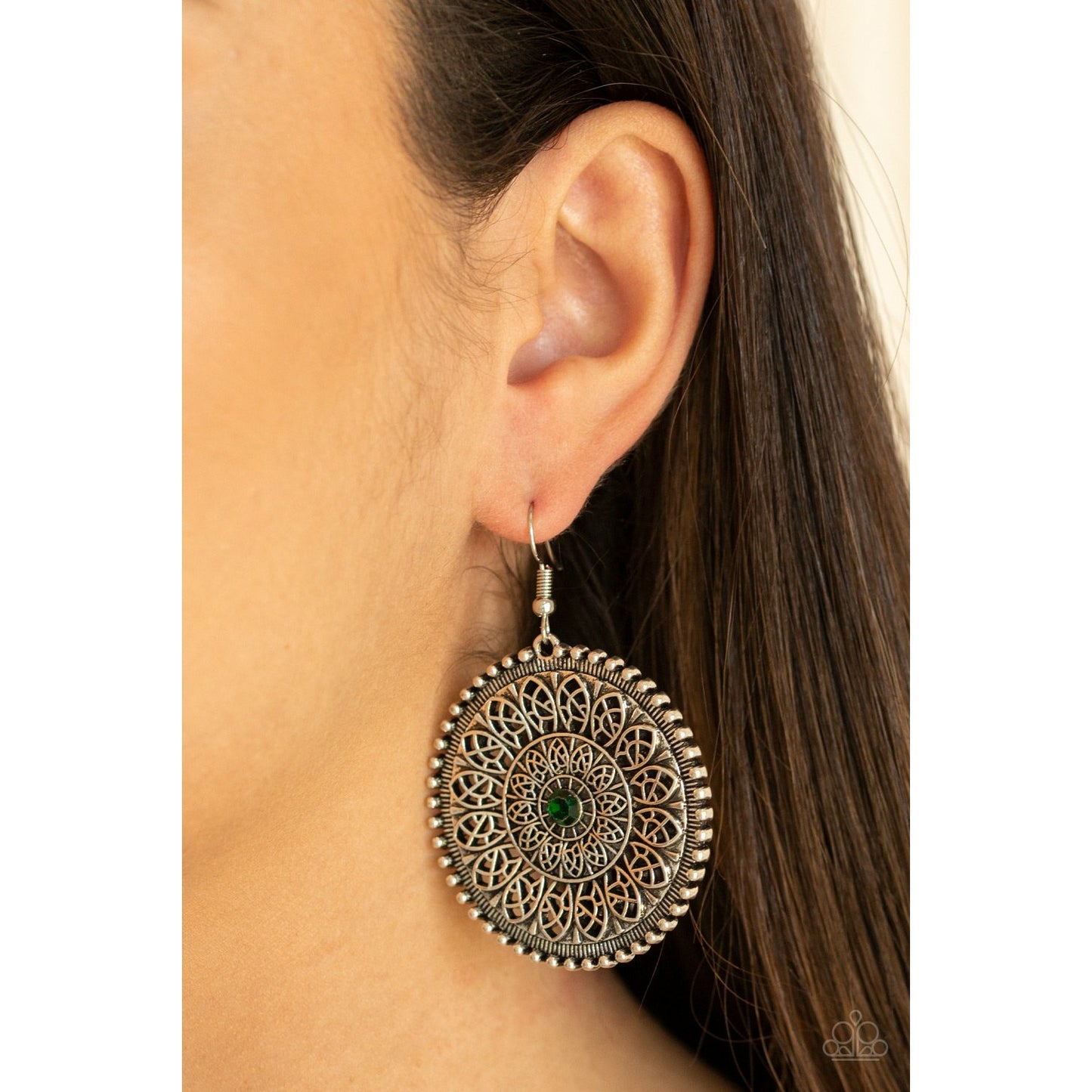 WHEEL and Grace - Green earrings