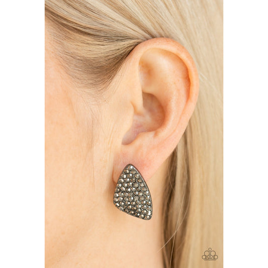 Supreme Sheen - Black Earrings (Jewelry)