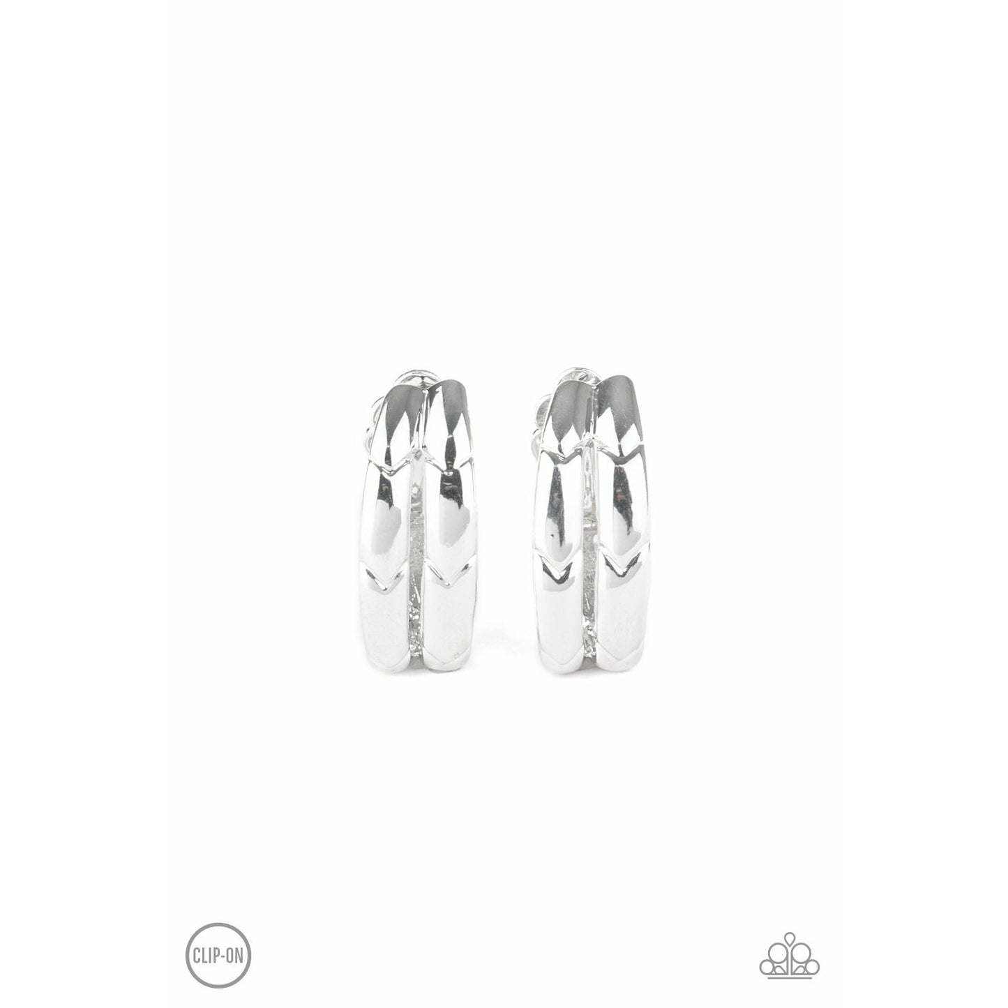 Ringing in Radiance - Silver earrings