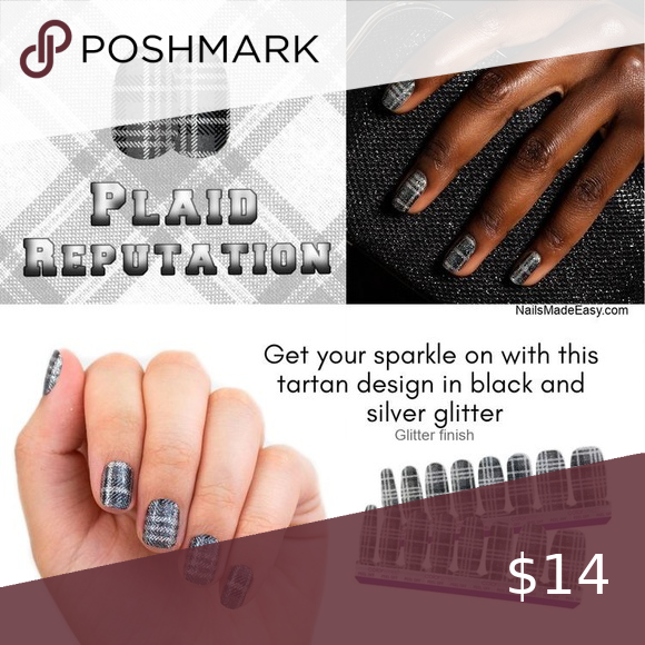 Plaid reputation color street nail strips