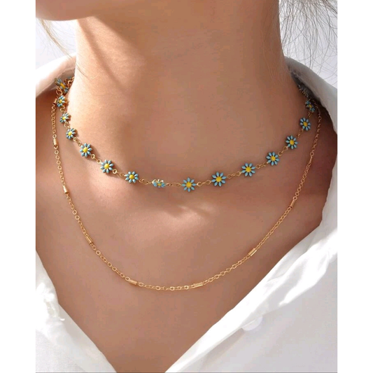 Brighter days layered necklace (necklace)